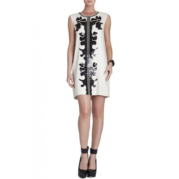 BCBGMaxAzria Geri Sequin Dress - Picture 1 of 3